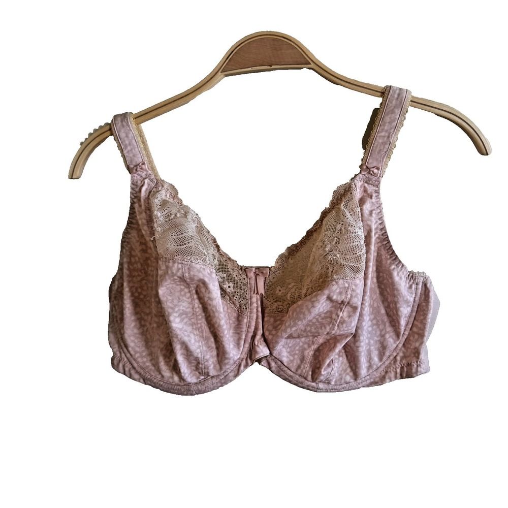 Elomi Underwire UnLined‎ Adjustable Bra Size USA 36i Feminine Satin